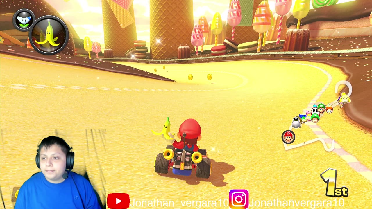 mario kart deluxe gameplay commentary