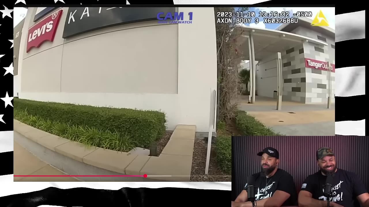 Shoplifter Runs From Cops Into a Pole!