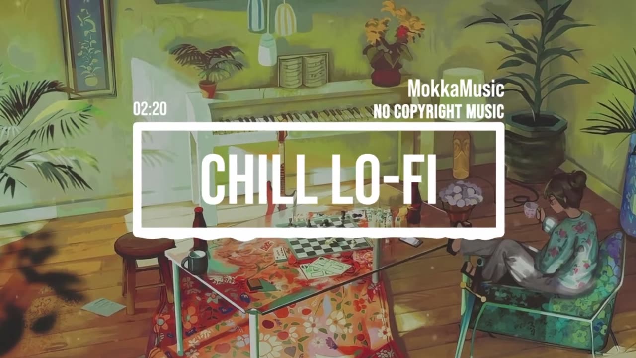 MokkaMusic: Chill Lo Fi Study Beat with Blues Guitar - Panda's Dream