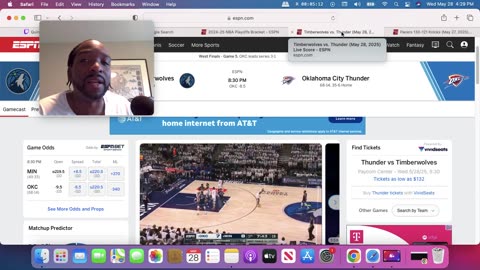 NBA playoffs round 3 game 5 Twolves vs Thunder rant