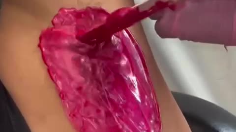 Underarm Waxing in Rhode Island Using Cherry Desire Scented Hard Wax by @glogetteresthetics_