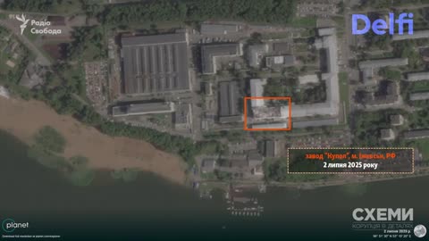 💥👀 Satellite images of Kupol plant after Ukrainian drones strike!