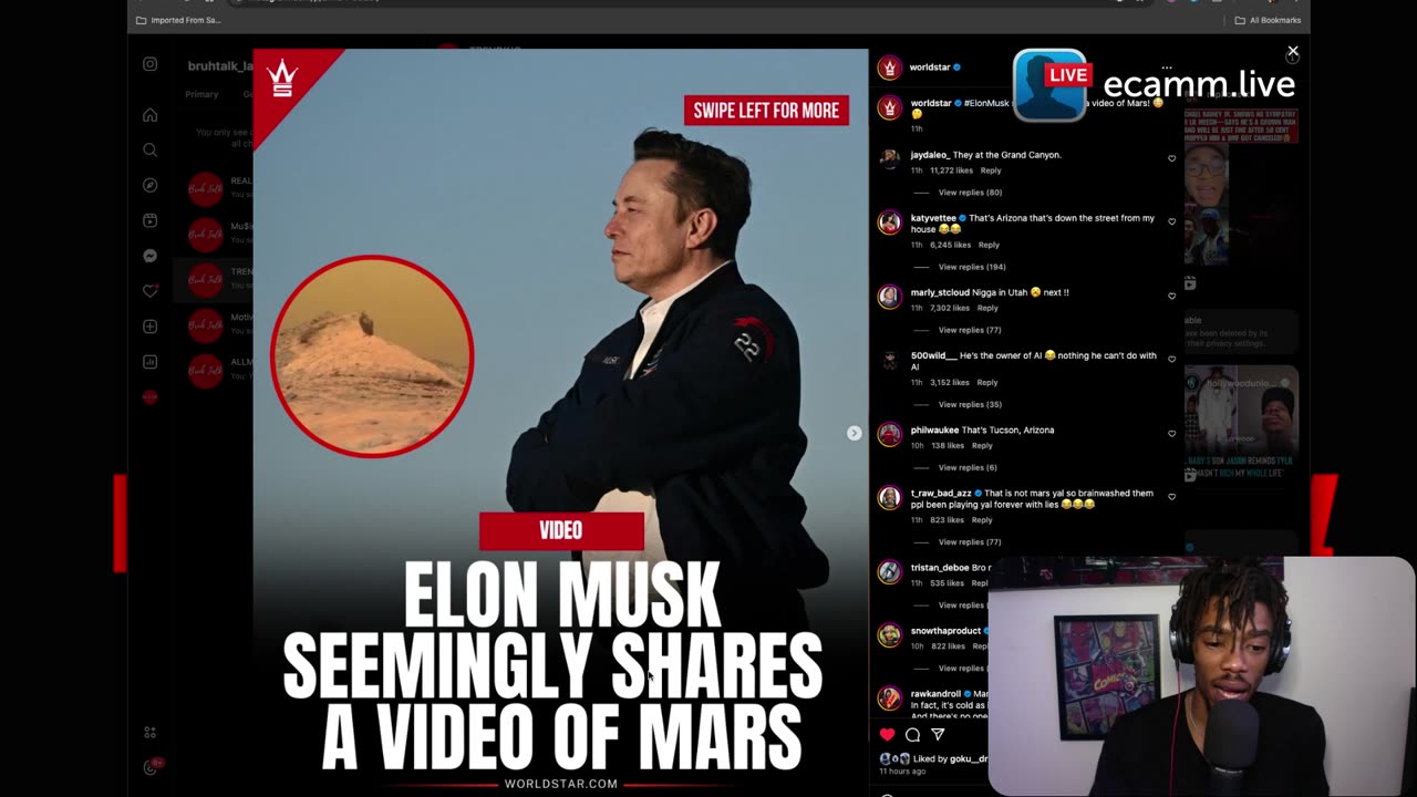 Elon Musk Shows VIDEO OF MARS ?!
