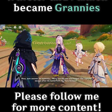 When Traveler and Paimon became Grannies 3