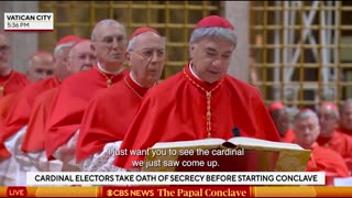 CBS anchors reporting on the Papal Conclave say poorly timed slang