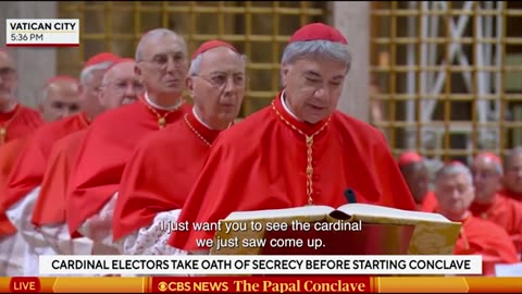 CBS anchors reporting on the Papal Conclave say poorly timed slang