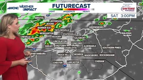 Hot & humid Friday in Charlotte, NC: Majestic Storm forecast 9/5/25