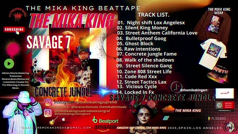 The Mika King - Savage 7 THEBEATTAPE TRAP - 🔥 💿 ❤️ 🎤"Remix Versión Deluxe"
