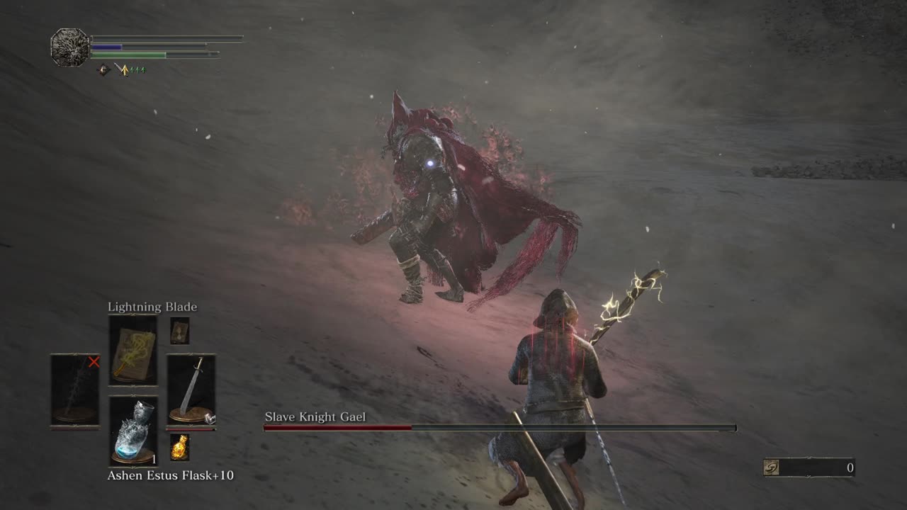 Melee only/No damage NG+ Slave Knight Gael (Dark Souls 3: The Ringed City)