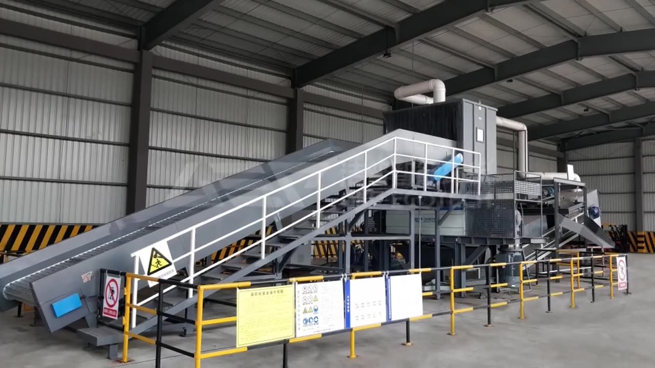 Efficient Rock Wool Recycling with Dual-Shaft Shredder