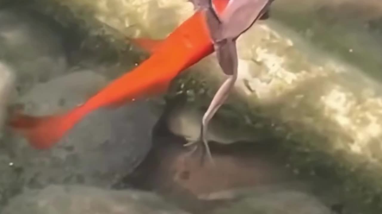 "Underwater Oddballs: Mermaid Dog & Frog on a Fish!"