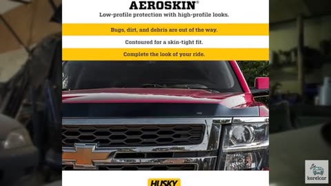 Husky Liners Aeroskin Hood Protector | Fits 2017-2019 Ford Escape | Low Profile