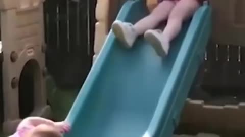 funny playful babies & falling