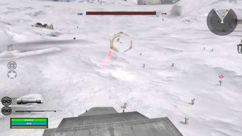 Star Wars Battlefront II 2005: Instant Action Conquest Galactic Empire Hoth Gameplay