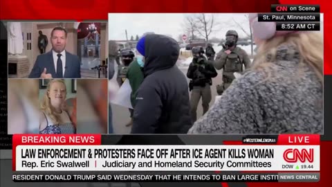 Eric Swalwell accuses ICE agent of m*rder, calls for blue states to start ARRESTING