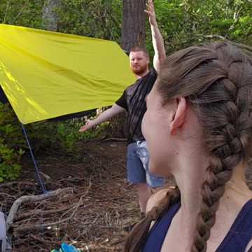 He did NOT understand the assignment 🤦‍♀️ #hammockcamping