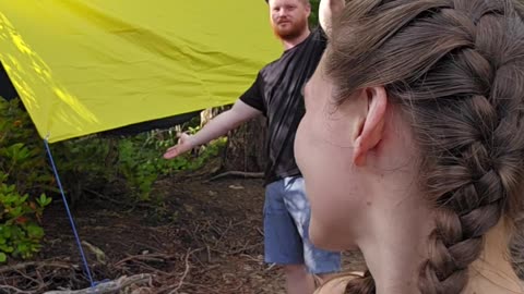 He did NOT understand the assignment 🤦‍♀️ #hammockcamping
