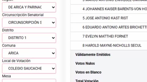 Aparecen más actas de escrutinio en blanco en la página del SERVEL