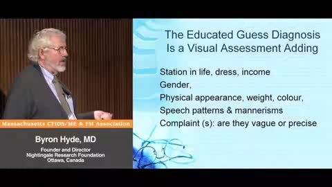 The Educated Guess Diagnosis: Visual Assessment Judgement - Byron Hyde, MD