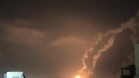 Iran Strikes Navatim Airbase Southern isreal where adv jet fighters are.