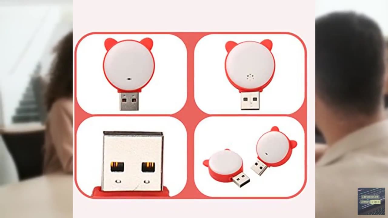 Mllepjdh Smart USB Night Light Colorful Small Lamp Computer Lamps LED Smart Voic
