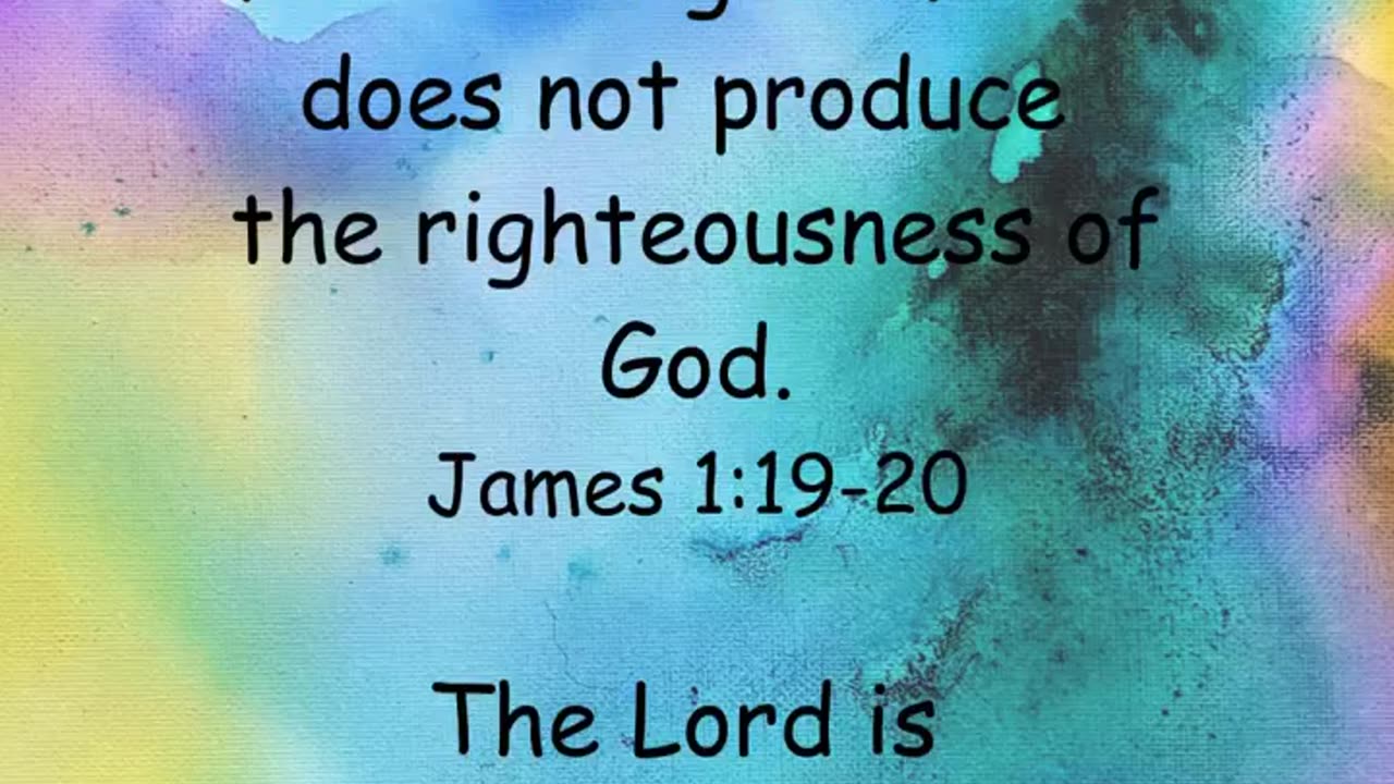 God is slow to anger