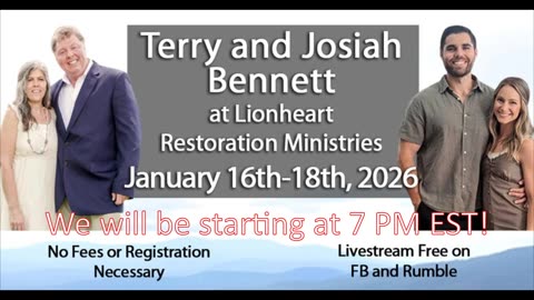 1-16-2026 | Session 1 - Terry and Josiah Bennett at Lionheart