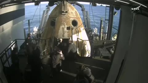 NASA’s SpaceX Crew-9 Exits Dragon Spacecraft👨‍🚀🚀🛸🌎