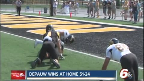 September 23, 2017 - WRTV Highlights of Wooster vs. DePauw in College Football