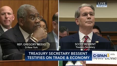 Treasury Secretary Testifies on Tariffs and International Financial System
