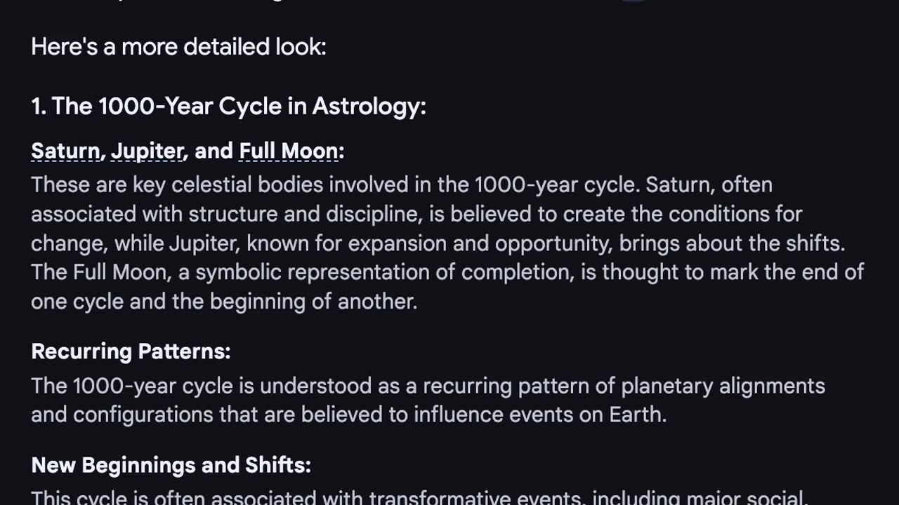 The Prince takes the Crown: The 1000 year cycle of Saturn, Jupiter and the Full Moon