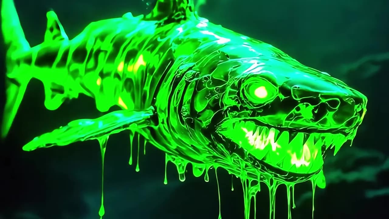 Sea Creatures + Liquids Part 2 #animals #fusion #shorts (2160p60)