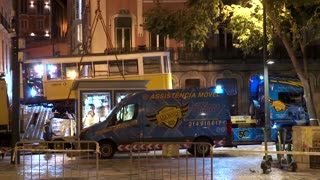 Workers lift wrecked Lisbon funicular from tracks after deadly crash