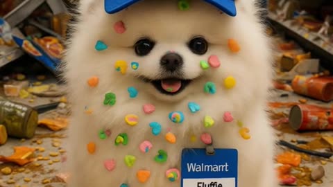 dog in walmart