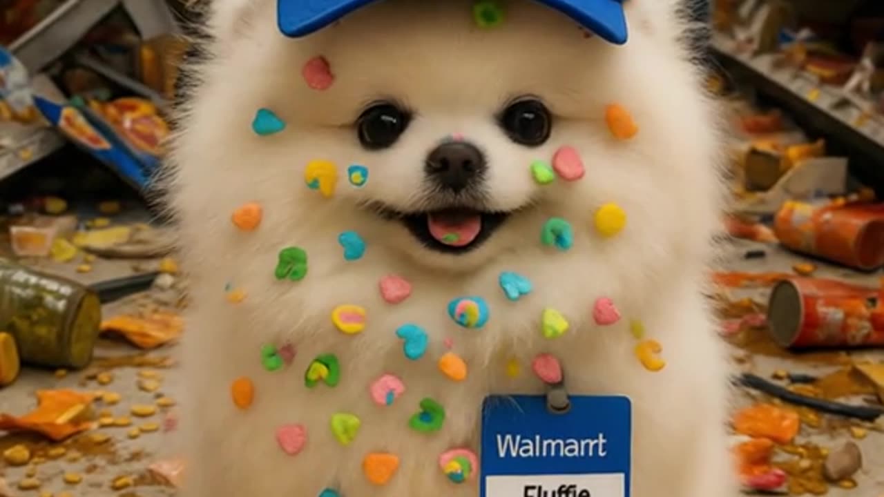 dog in walmart