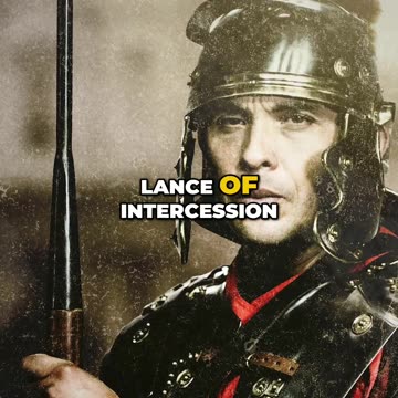 The often overlooked aspect of the "armor of God." The Lance of Intercession and Prayer.