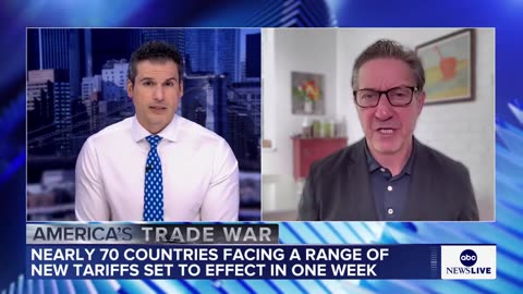 Nearly 70 countries face a range of new tariffs in the coming week