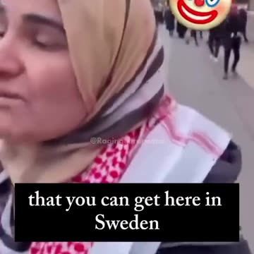 Migrant takes and destroys
