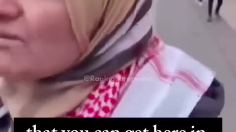 Migrant takes and destroys