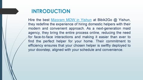 Hire the best Mizoram MDW in Yishun