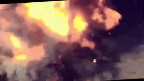 💥 Detonation of Russian BM-21 "Grad" in Donetsk region.