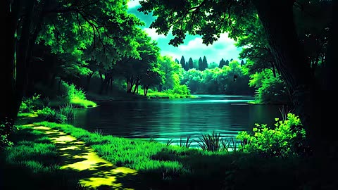 Relaxing Nature Music | Birds Singing Forest Streams Light Rustling Leaves