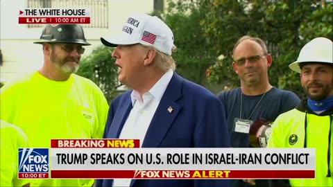 Trump roasts a reporter asking for strike details on Iran 😂