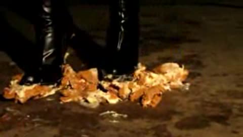 Black Boots Stomp Cake
