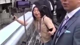 Japan's new $70 million Maglev train in action at 310 mph