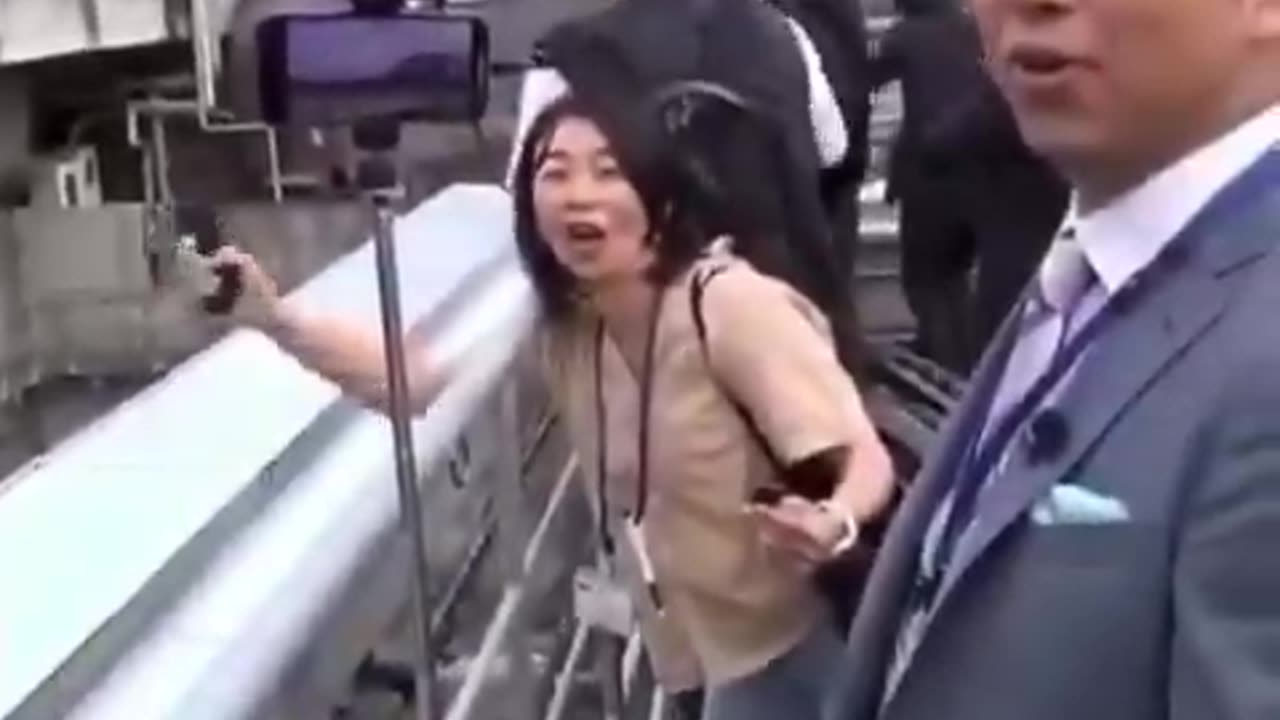 Japan's new $70 million Maglev train in action at 310 mph