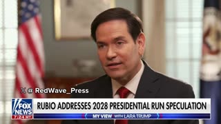 Marco Rubio Comments On JD Vance's Presidential Ambitions