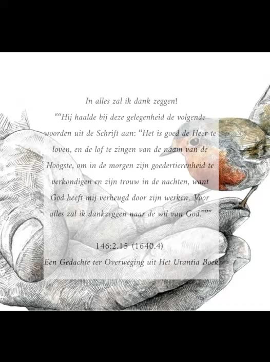 Ik Zal In Alles Dank Zeggen