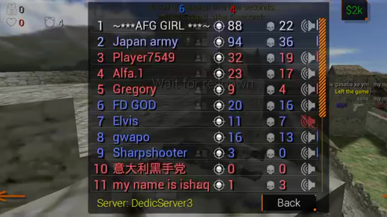 Special forces group 2 player name = Japan army live stream