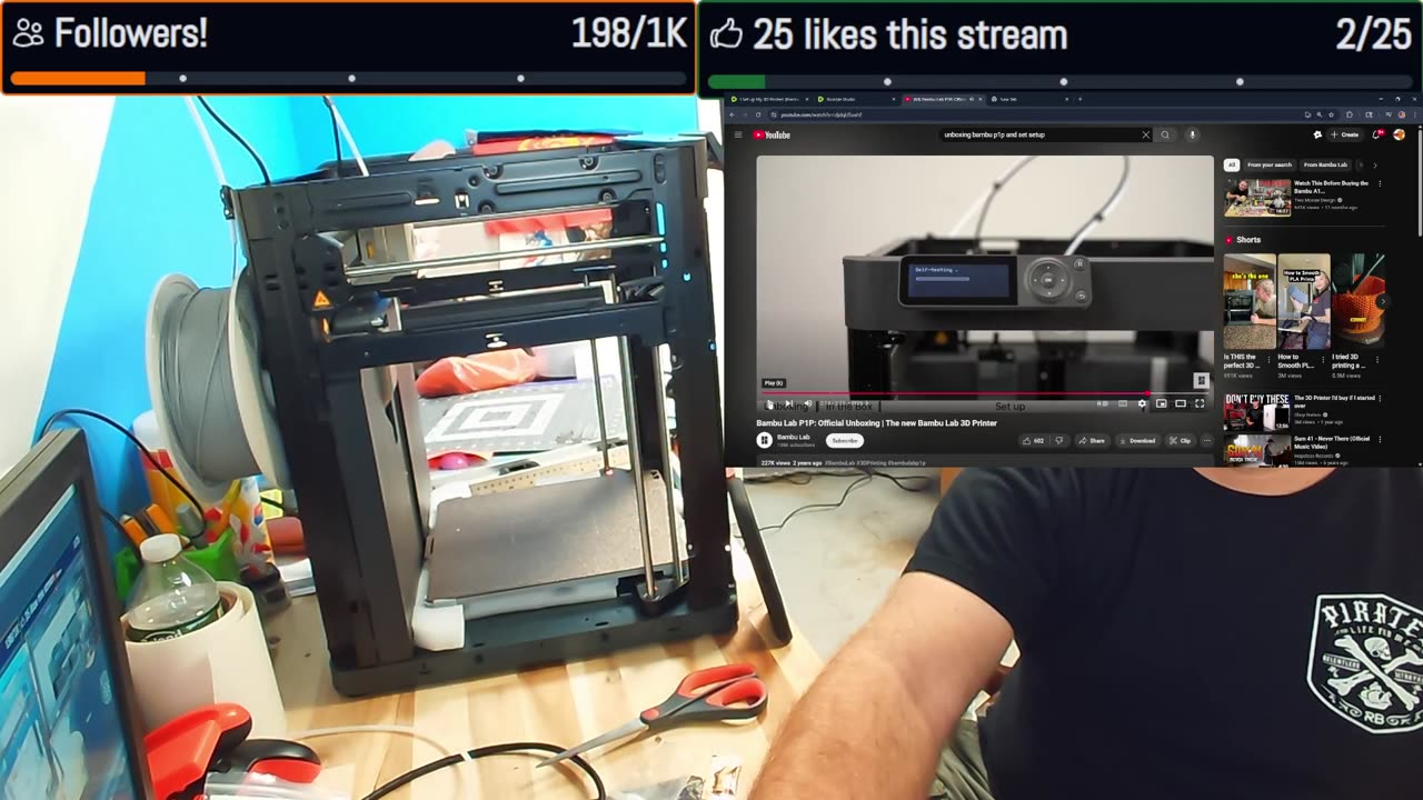 I Set up My 3D Printer! (Premium Content) (Bambu Lab P1P)
